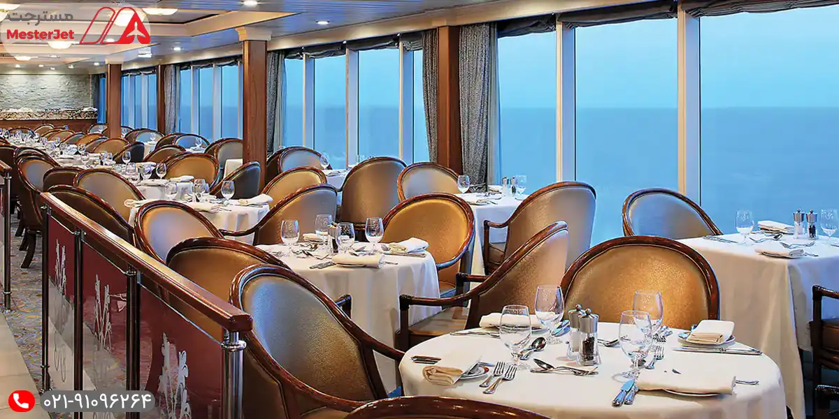 رستوران‌ها و کافی‌شاپ‌های کشتی کروز