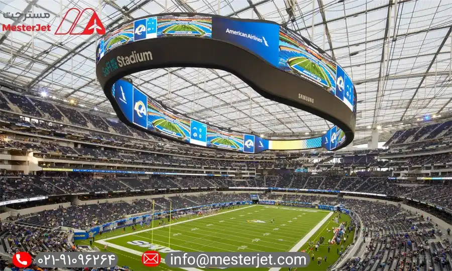 SoFi Stadium در لسآنجلس (میزبان دیدارهای ایران)